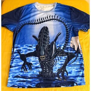 ALIENS RARE ALL-OVER XENOMORPH Shirt RARE- 2XL